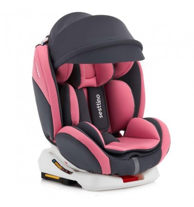 Автокресло детское с поворотом на 360° Sesttino Octagon IsoFix pink, 0-36 кг