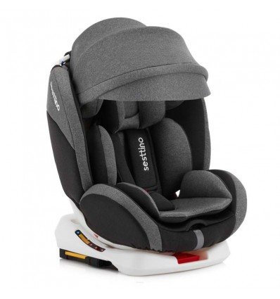 Автокресло детское с поворотом на 360° Sesttino Octagon IsoFix melange grey, 0-36 кг