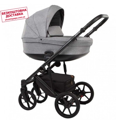 Коляска 2 в 1 Baby Merc Evolution 03B серая