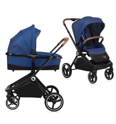 Дитяча коляска 2 в 1Lionelo Mika Blue Navy