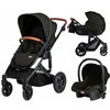 Детская коляска 3 в 1 FreeON Trio Comfort Black