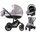 Детская коляска 3 в 1 FreeON Trio Comfort Grey