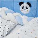 Постельный комплект Twins Panda blue 7 эл.