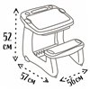 Парта з дошкою Smoby 420224 Магічна синя