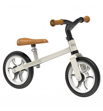 Беговел с подножкой Smoby Pico First Bike 770210 белый