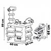 Ігровий набір Smoby 350239 Інтерактивний маркет з електронною касою та візком, 42 аксесуари