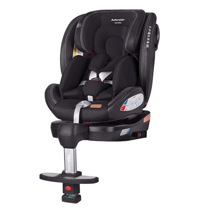 Автокрісло з поворотом 360° Carrello Asteroid+ CRL-15801/1 IsoFix Onyx Black, 0-36 кг