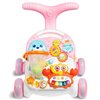 Ходунки-каталка игровой развивающий столик 2 в 1 Caretero Spark Pink