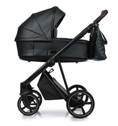 Дитяча коляска 2 в 1 Roan Ivi Pearl Black ECO