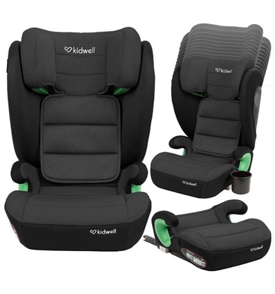 Автокрісло дитяче Weston Kidwell I-Size IsoFix grey-black 15-36 кг