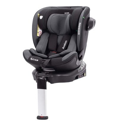 Автокрісло дитяче Harbor Grey CRL-8805 Absolute Black i-Size Isofix, 40-150 см