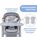 Стульчик для кормления Chicco Polly Magic Relax 79502.21 Graphite