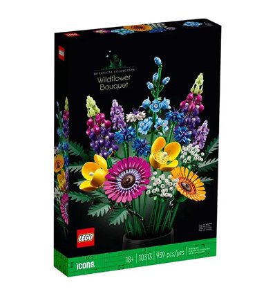 Конструктор LEGO Icons Букет полевых цветов 939 деталей (10313)