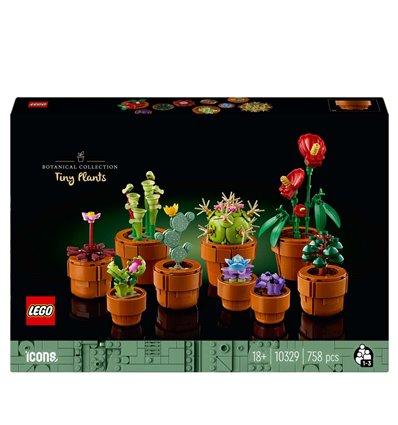 Конструктор LEGO Icons Миниатюрные растения 758 деталей (10329)