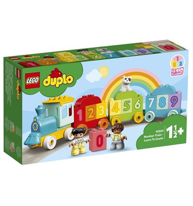 Конструктор LEGO DUPLO Creative Play Поїзд із цифрами Вчимося рахувати 23 деталі (10954)