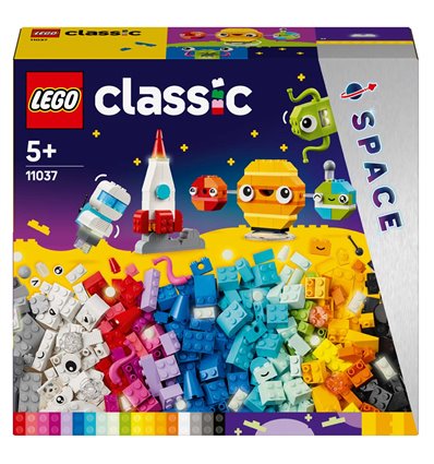 Конструктор LEGO Classic Творчі космічні об'єкти 450 деталей (11037)