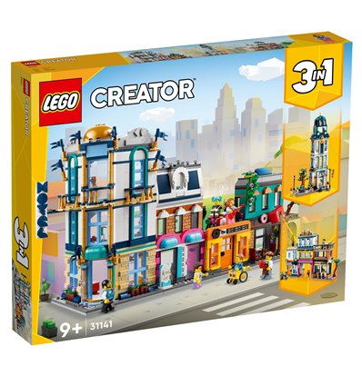 Конструктор LEGO Creator Центральная улица 3 в 1, 1459 деталей (31141)