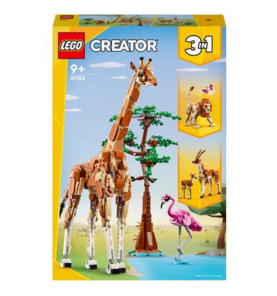 Конструктор LEGO Creator Дикі тварини сафарі 780 деталей (31150)