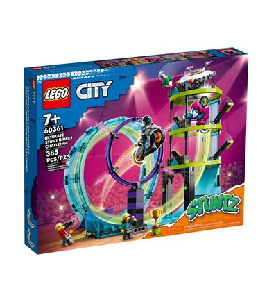 Конструктор LEGO City Stuntz Неймовірне завдання для каскадерів 385 деталей (60361)