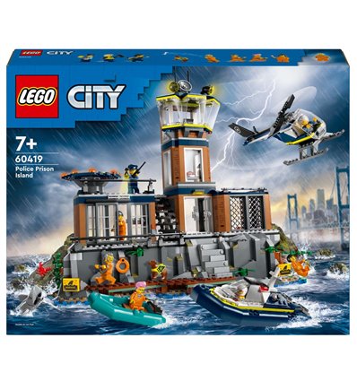 Конструктор LEGO City Поліцейський острів-в'язниця 980 деталей (60419)