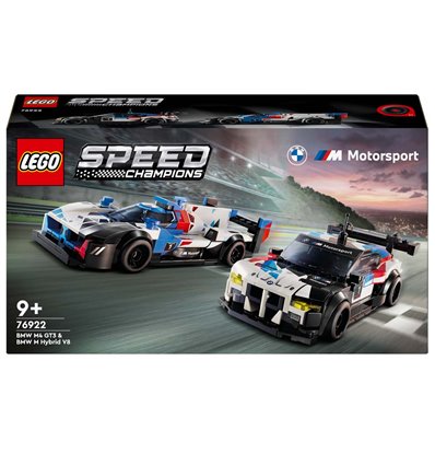 Конструктор LEGO Speed Champions Автомобілі для перегонів BMW M4 GT3 і BMW M Hybrid V8 676 деталей (76922)