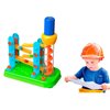 Набор для сборки Edu-Toys Горка-зигзаг с инструментами 54 детали (JS021)