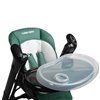 Стільчик для годування - гойдалка 2 в 1 Caretero Indigo Black Green