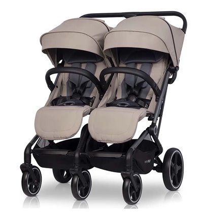 Коляска для двойни Euro-Cart Echo 2024 beige