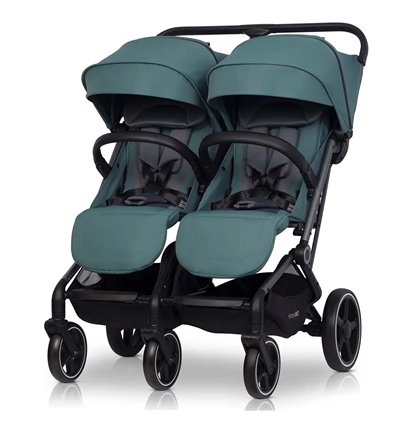 Коляска для двойни Euro-Cart Echo 2024 green