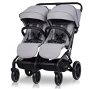 Коляска для двойни Euro-Cart Echo 2024 grey