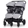 Коляска для двойни Euro-Cart Echo 2024 grey