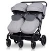 Коляска для двойни Euro-Cart Echo 2024 grey