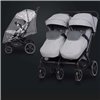 Коляска для двойни Euro-Cart Echo 2024 grey