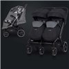 Коляска для двойни Euro-Cart Echo 2024 black