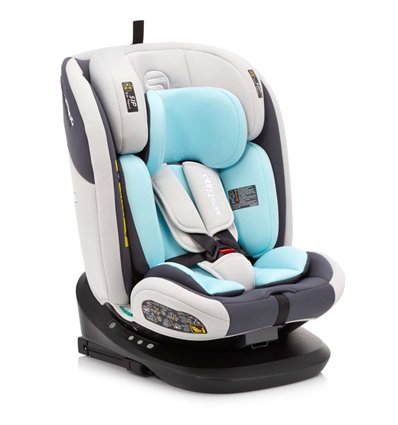 Автокрісло дитяче з поворотом на 360° Sesttino Octagon Pro i-Size 100-150см, IsoFix blue, (0-36 кг)