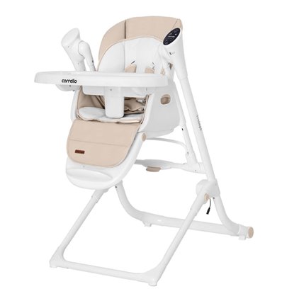 Стільчик для годування із сенсорно панеллю Carrello Triumph CRL-10302 Cream Beige