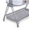 Кроватка приставная Lionelo Luna Grey Concrete