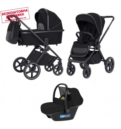 Дитяча коляска 3 в 1 Carrello Ultimo CRL-6519 Sable Black