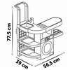 Игровой центр Smoby 330320 Стиральная комната с пылесосом Ровента и аксессуарами