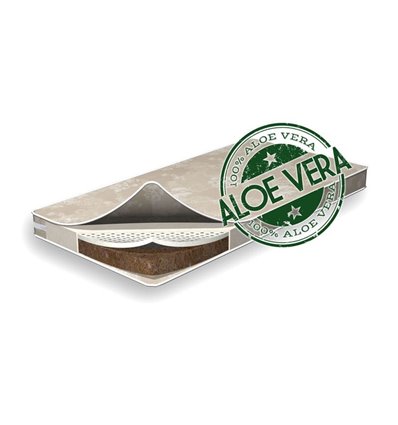 Матрас Flitex Aloe Vera Latex Coconut, 60x120x12 см