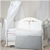 Детский постельный комплект Twins Dolce 8 элементов D-010 Loving Bear white-white