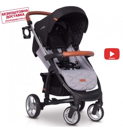 Дитяча прогулянкова коляска EasyGo Virage Ecco 2019 Grey Fox