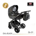 Детская коляска 3 в 1 Adbor Ottis Black Ob-01