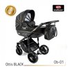 Детская коляска 3 в 1 Adbor Ottis Black Ob-01