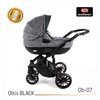 Дитяча коляска 3 в 1 Adbor Ottis Black Ob-01