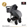 Дитяча коляска 3 в 1 Adbor Ottis Black Ob-01