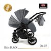 Дитяча коляска 3 в 1 Adbor Ottis Black Ob-01