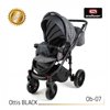 Дитяча коляска 3 в 1 Adbor Ottis Black Ob-01