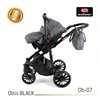 Детская коляска 3 в 1 Adbor Ottis Black Ob-01