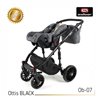 Детская коляска 3 в 1 Adbor Ottis Black Ob-01